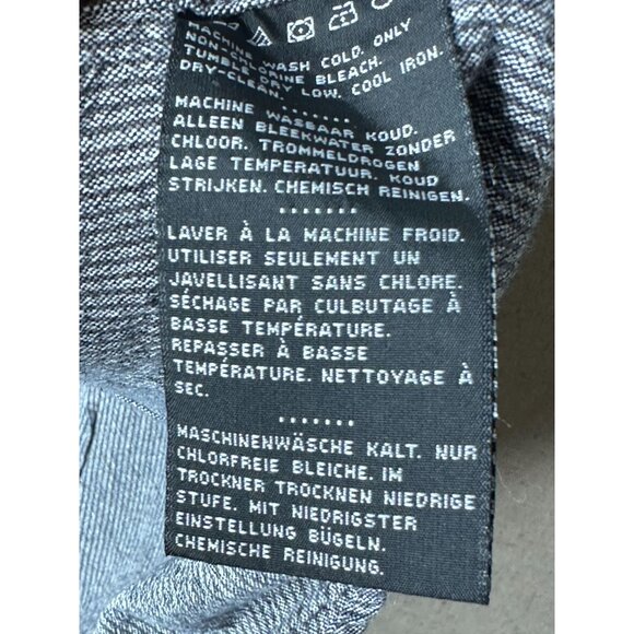 Harley-Davidson Black Label Gray Stripe Short Sleeve Button-Up Shirt Mens Med - Picture 9 of 15